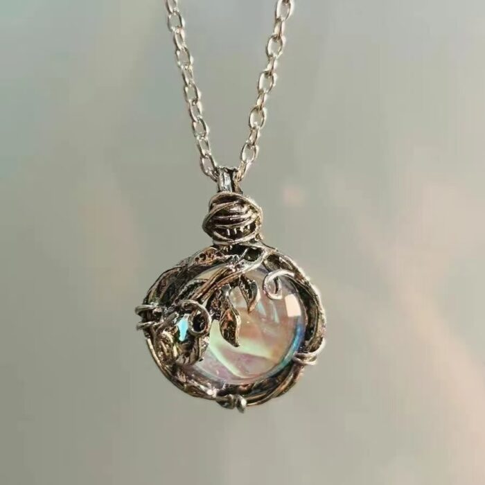 Enchanted Forest Crystal Pendant Necklace – Wear a Piece of Magic - Image 1