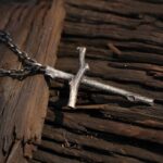 Branch-Inspired Cross Pendant: A Symbol of Untamed Faith & Edgy Style - Image 4