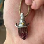 Magic Wizard Hat Purple Crystal Pendant: Unleash Your Inner Magic - Image 3
