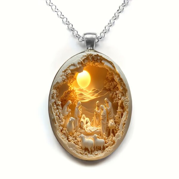 The elegant Jesus necklace is an ideal choice for daily wear, special occasions, Christmas, and Easter